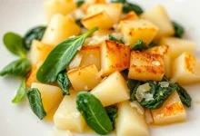 Photo of Картофельный гратен с сыром и шпинатом