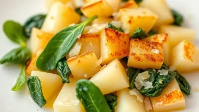 Photo of Картофельный гратен с сыром и шпинатом