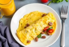 Photo of Быстрый завтрак: омлет с овощами