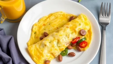 Photo of Быстрый завтрак: омлет с овощами