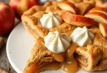 Photo of Сочный яблочный пирог с корицей